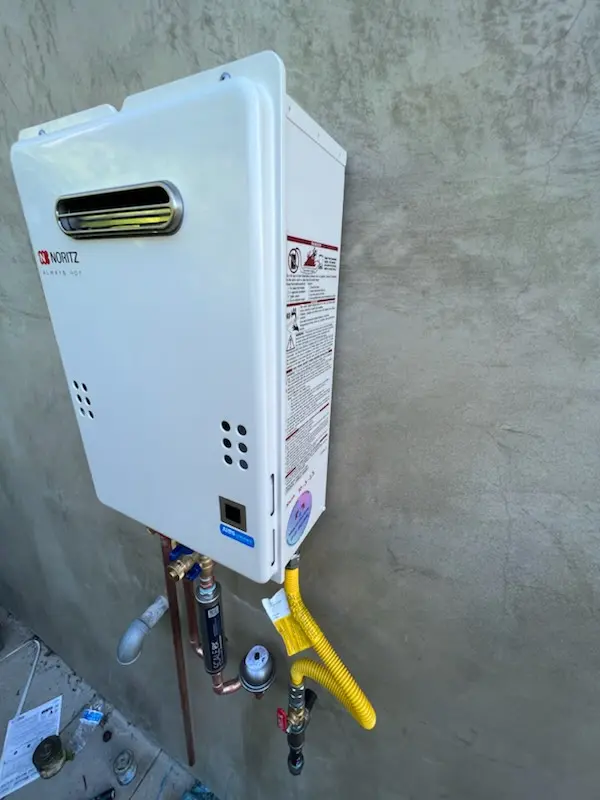 Tankless water heater installation for Milburn homes